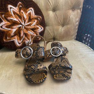 🐍 Snake Print Sandals 🐍